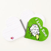 ロマンチックなプンオンアヒツジデザイン ノートブック (内部)