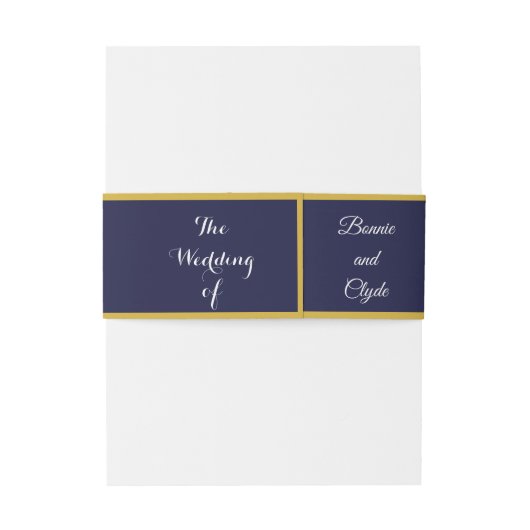 ロマンチックなベリーバンドラップ結婚式招待状 招待状ベリーバンド (裏面例)