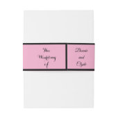 ロマンチックなベリーバンドラップ結婚式招待状 招待状ベリーバンド (裏面例)