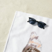 ロマンチックなペットドッグギフトビーチタオル ビーチタオル (インサイチュ)