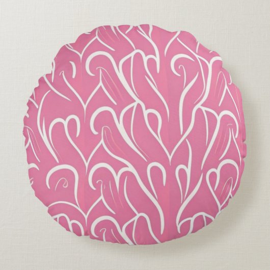 ロマンチックなホームデコール ラウンドクッション (正面)