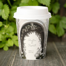 ロマンチックなボホボタニカルアー結婚チーズ