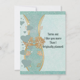 ロマンチックなボーイフレンドティール（緑がかった色）ブルーフローラ花瓶バレンタイン