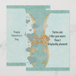 ロマンチックなボーイフレンドティール（緑がかった色）ブルーフローラ花瓶バレンタイン