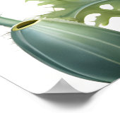 ロマンチックなポピーの花ブロッサムデジタルアート ポスター (角)