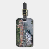 ロマンチックなポルトフィノ、イタリアの荷物タグ ラゲッジタグ (正面縦)