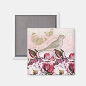 ロマンチックなマグノリアス マグネット (正面/裏面)