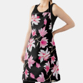 ロマンチックなマグノリア:ブラックウォーター色 エプロン (インサイチュ)