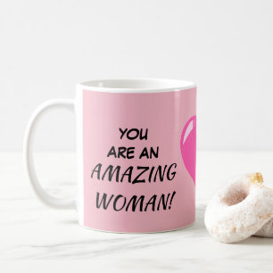 ロマンチックなマグ、すばらしい女性です! コーヒーマグカップ