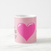 ロマンチックなマグ、すばらしい女性です! コーヒーマグカップ (中央)