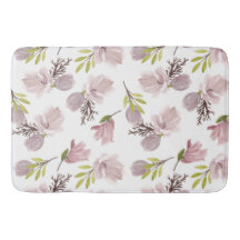 ロマンチックなマッチ花柄の水色ガーリー