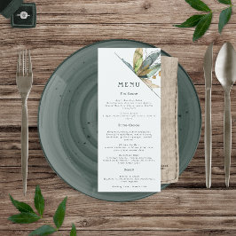 ロマンチックなミニマルつる植物ガーデングリーンブルー メニュー