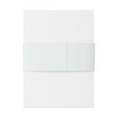 ロマンチックなミニマルつる植物ガーデングリーンブルー 招待状ベリーバンド (裏面例)