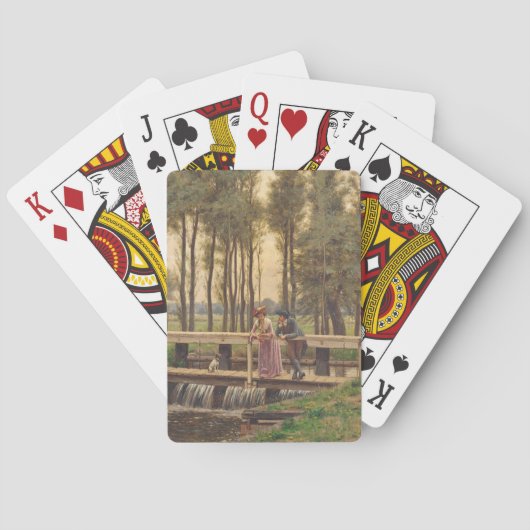 ロマンチックなミーティングプレイス(by Edmund Blair Leighton) トランプ (裏面)