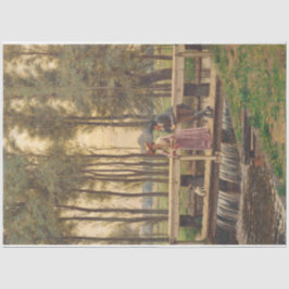 ロマンチックなミーティングプレイス(by Edmund Blair Leighton) 薄葉紙