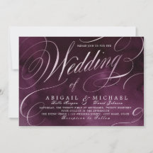 ロマンチックなムーディ梅の書道ヴィンテージ結婚式