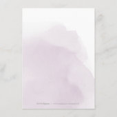 ロマンチックなムーディ梅結婚書道の詳細 エンクロージャーカード (裏面)