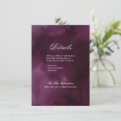 ロマンチックなムーディ梅結婚書道の詳細 エンクロージャーカード (スタンド正面)