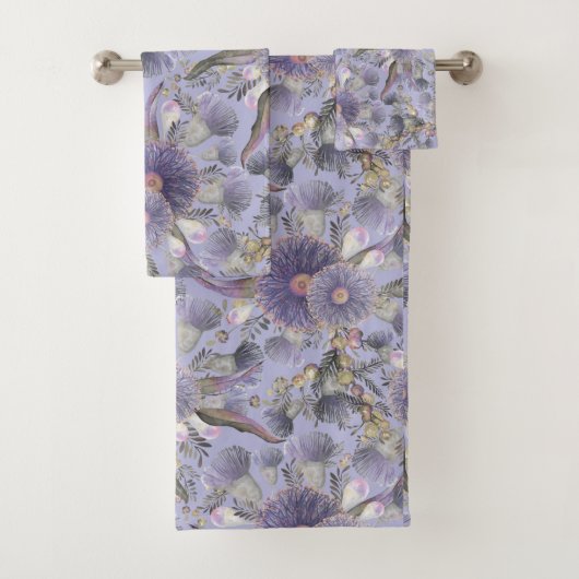 ロマンチックなメイヴワトル&ユーカリプタスバスタオルセット バスタオルセット (インサイチュ)