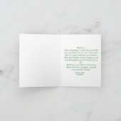 ロマンチックなメリークリスマスカード カード (内部)