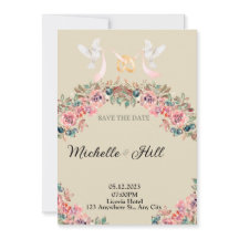 ロマンチックなモノグラムの結婚式のイニシャル