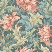 ロマンチックなモリススタイルパンペルパーソナライズされたネル居心地 フリースブランケット