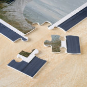 ロマンチックなライトの写真パーソナライズされた ジグソーパズル (側面)