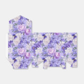 ロマンチックなライトパープルの花 フェイバーボックス (折り畳みなし)