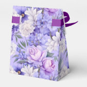 ロマンチックなライトパープルの花 フェイバーボックス (裏面サイド)