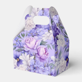 ロマンチックなライトパープルの花 フェイバーボックス