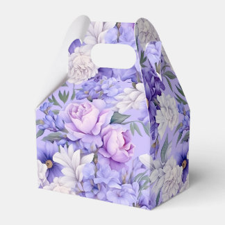 ロマンチックなライトパープルの花 フェイバーボックス