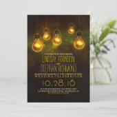 ロマンチックなライトヴィンテージのお洒落な結婚式の招待 招待状 (スタンド正面)