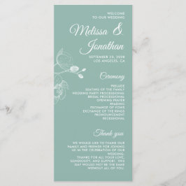 ロマンチックなラエレガントンモダンの結婚式 メニュー