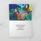 ロマンチックなラブカードの宣言 カード (内部)