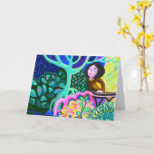 ロマンチックなラブカードの宣言 カード (黄色い花)