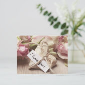 ロマンチックなラブギフト ポストカード (スタンド正面)