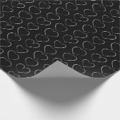 ロマンチックなラブハートラッピング紙 ラッピングペーパー (角)