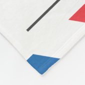 ロマンチックなラブレターバレンタインデー記念日 フリースブランケット (角)