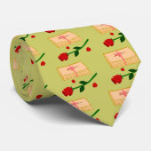 ロマンチックなラブレター ネクタイ (ロール)