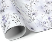 ロマンチックなラベンダーの花 ラッピングペーパー (ロールコーナー)