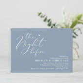 ロマンチックなリハーサル結婚ディナーの前夜 招待状 (スタンド正面)