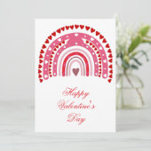 ロマンチックなレインボーブレンティーンズデイスイープハート シーズンカード (スタンド正面)