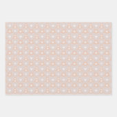 ロマンチックなレースハートバレンタインデー ラッピングペーパーシート (正面3)