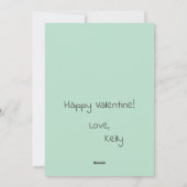 ロマンチックなロビンズオンザブランチバレンタインデー シーズンカード (裏面)