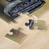 ロマンチックなロボットと女の子のパズル絵画ズ ジグソーパズル (側面)