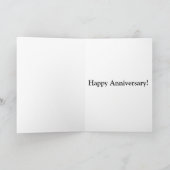 ロマンチックなローズ 12周年 結婚記念日 カード (内部)
