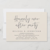 ロマンチックなワンダーランドずっと後パーティー 招待状 (正面)