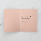 ロマンチックなヴィンテージのカップル、テニスラケット シーズンカード (内部)