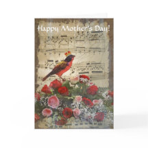 ロマンチックなヴィンテージのコラージュの母の日