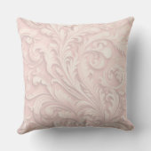 ロマンチックなヴィンテージの水色のフローラ鳥小屋 クッション (裏面)